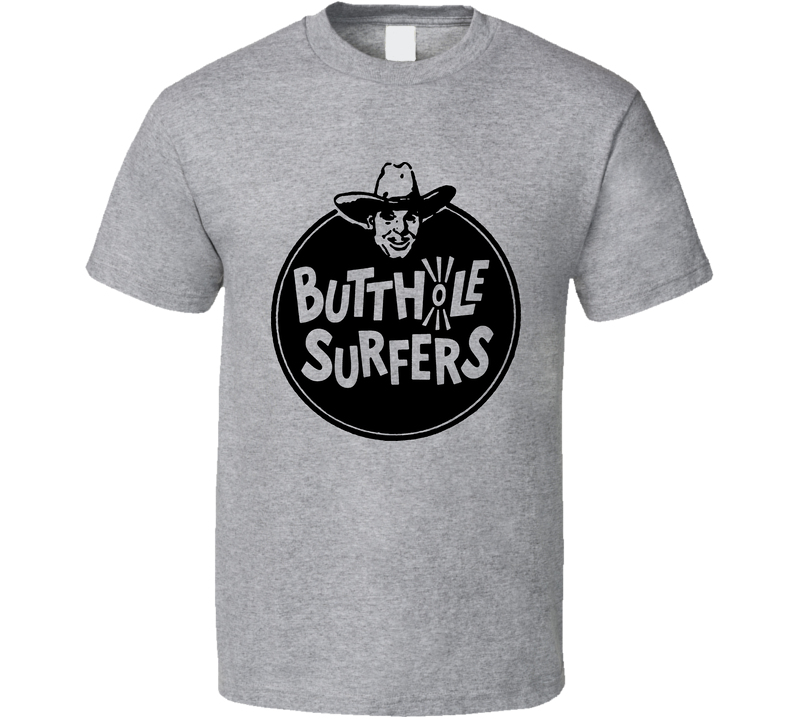 Butthole Surfers Punk Rock 80s Gray Unisex T Shirt