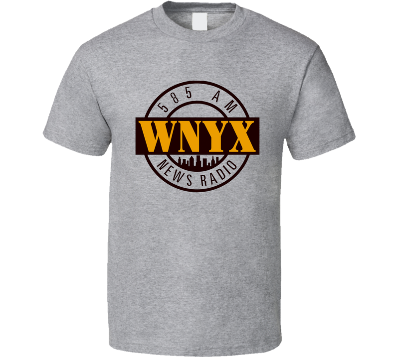 News Radio Wnyx Tv Gray Unisex T Shirt