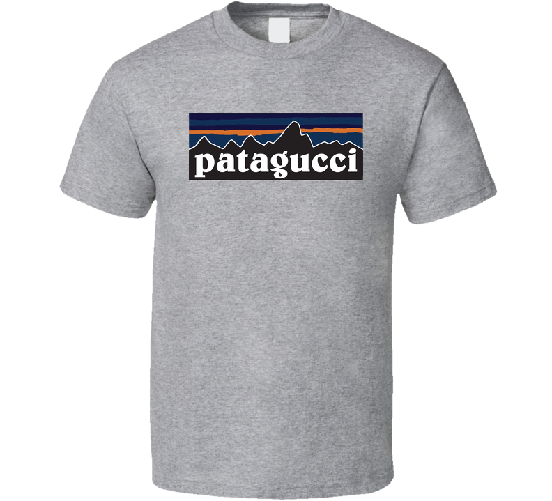 Patagucci Funny Pricey Outdoor Wear Gray Unisex T Shirt