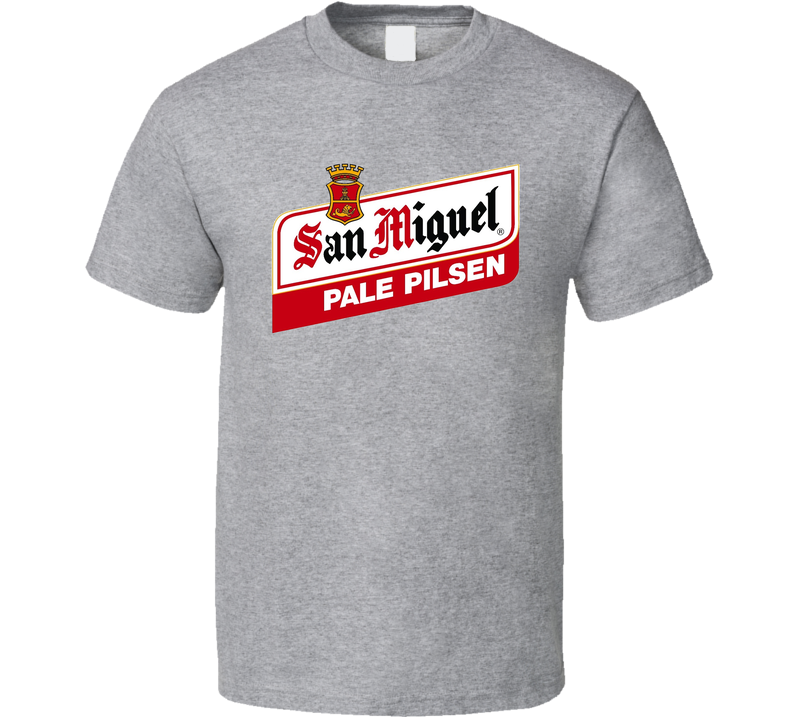 San Miguel Pale Pilsener Southeast Philippines Fan Gray Unisex T Shirt San Miguel Pale Pilsener Southeast Philippines Fan Gray Unisex T Shirt
