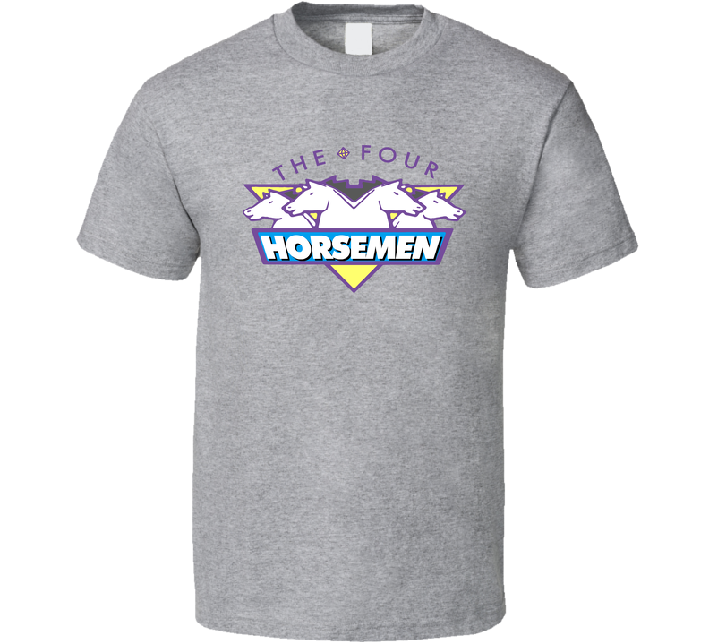 Wcw The Four Horseman Wrestling Retro Gray Unisex T Shirt
