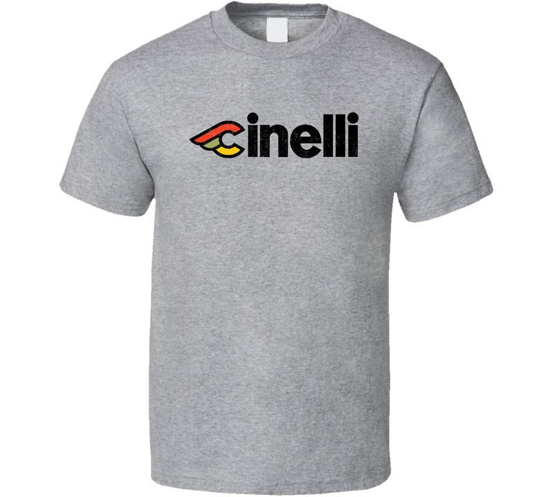 Vintage Distressed Cinelli Cycling Gray Unisex T Shirt
