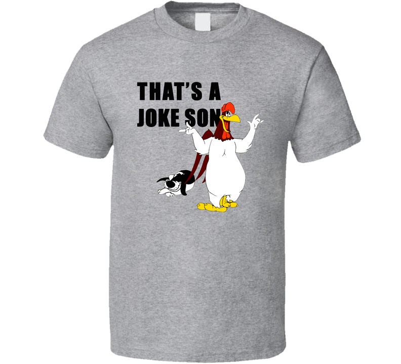 Foghorn Leghorn Dog Cartoon Gray Unisex T Shirt