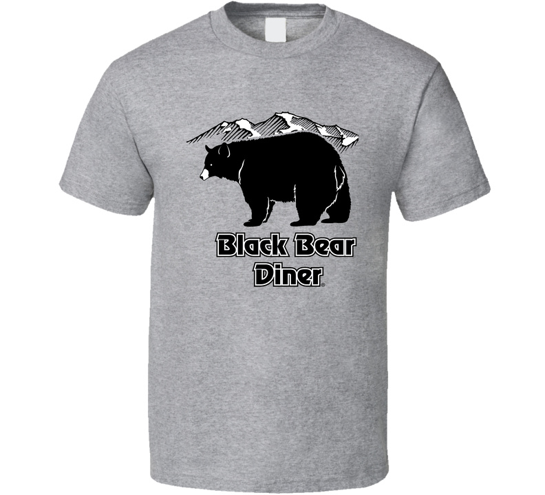 Black Bear Diner Sacramento California Top Restaurants Food Fan Lover Foodie Gray Unisex T Shirt