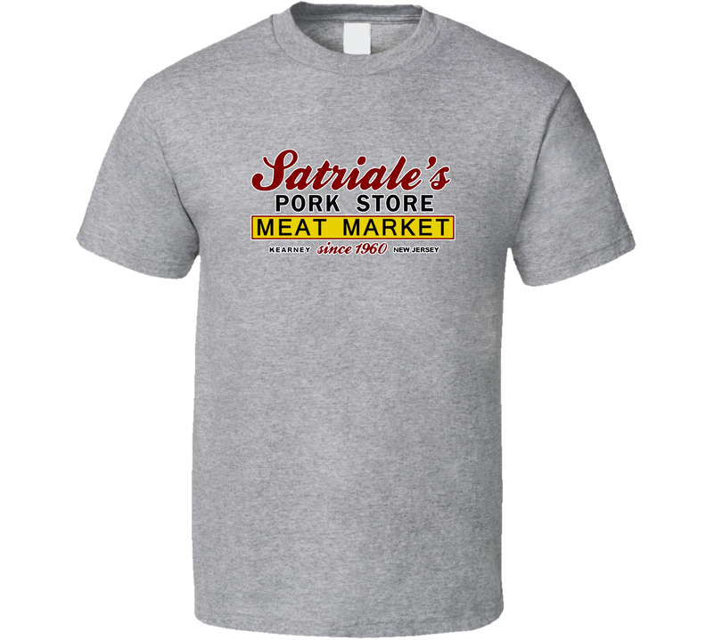 Satriale's Pork Store Restaurant Soprano's Gray Unisex T Shirt Satriale's Pork Store Restaurant Soprano's Gray Unisex T Shirt