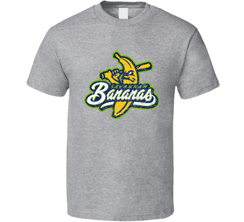 Savannah Bananas Retro Vintage Grunge Sports Team Gray Unisex T Shirt Savannah Bananas Retro Vintage Grunge Sports Team Gray Unisex T Shirt