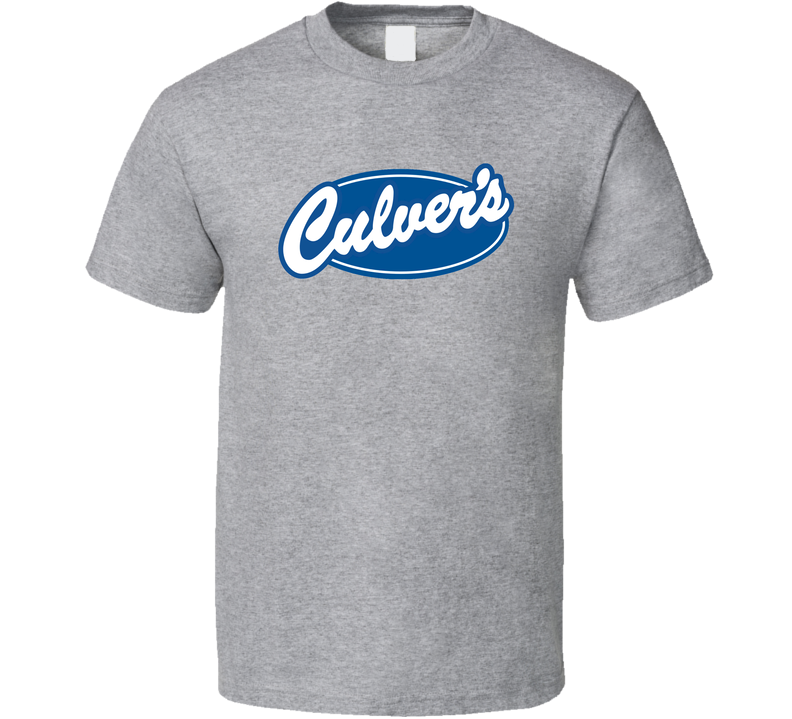 Culvers Fast Food Logo Gray Unisex T Shirt Culvers Fast Food Logo Gray Unisex T Shirt