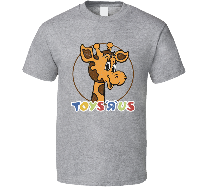 Vintage Distressed Toys R Us Logo Fan Gray Unisex T Shirt Vintage Distressed Toys R Us Logo Fan Gray Unisex T Shirt