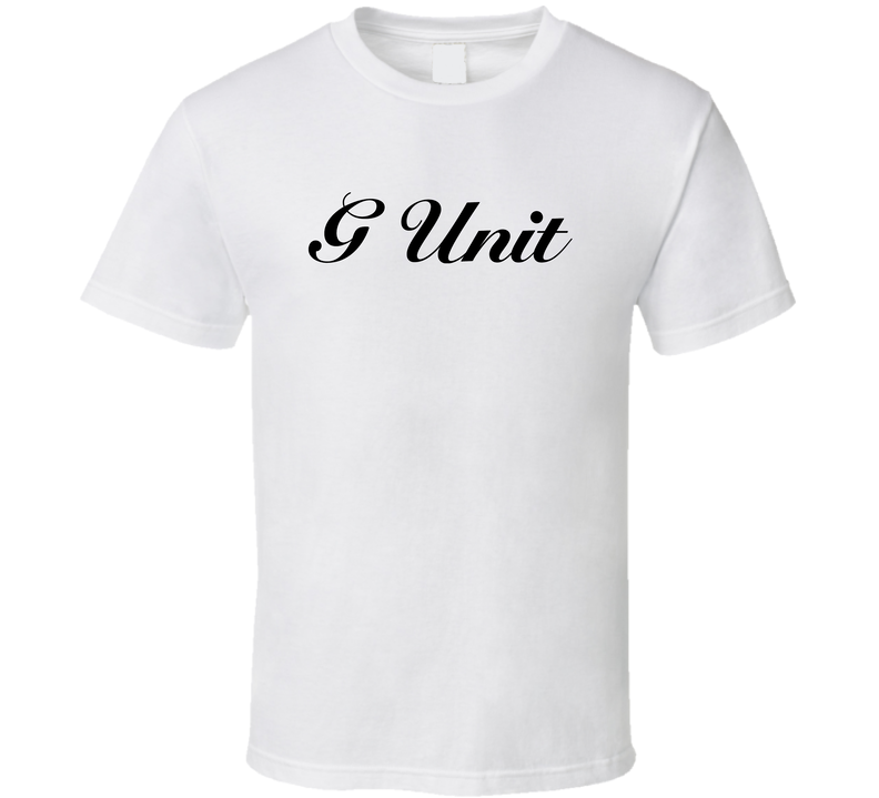 G-unit Records Hip Hop Record Label Music White Unisex T Shirt G-unit Records Hip Hop Record Label Music White Unisex T Shirt