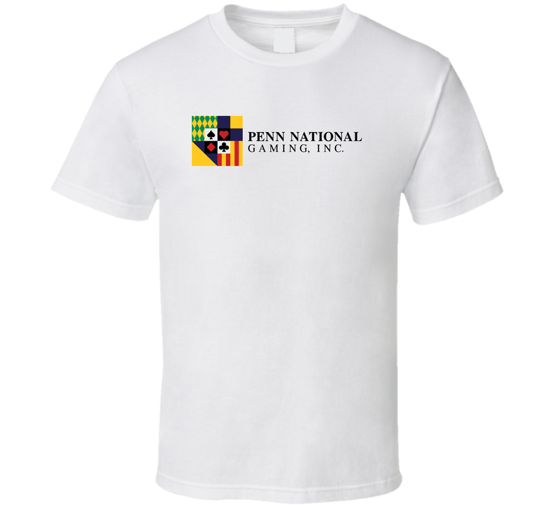 Penn National Gaming Inc Nasdaq Company Logo Employee Fan White Unisex T Shirt
