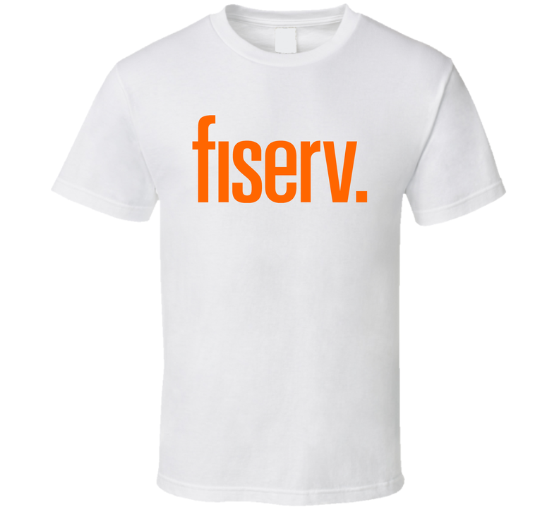 Fiserv Inc Nasdaq Company Logo Employee Fan White Unisex T Shirt Fiserv Inc Nasdaq Company Logo Employee Fan White Unisex T Shirt
