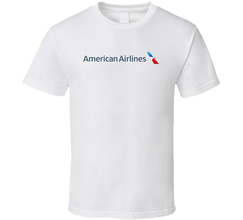 American Airlines Nasdaq Company Logo Employee Fan White Unisex T Shirt