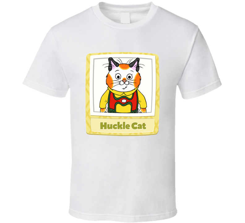 The Busy World Of Richard Scarry Huckle Cat Retro 90s Animated Tv Show Fan White Unisex T Shirt