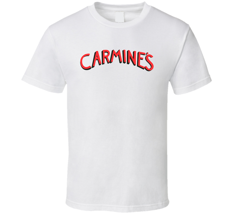 Carmines New York Italian Restaurant Food Lover White Unisex T Shirt