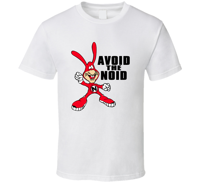 Avoid The Noid Dominos Most Memorable Ad Slogan White Unisex T Shirt