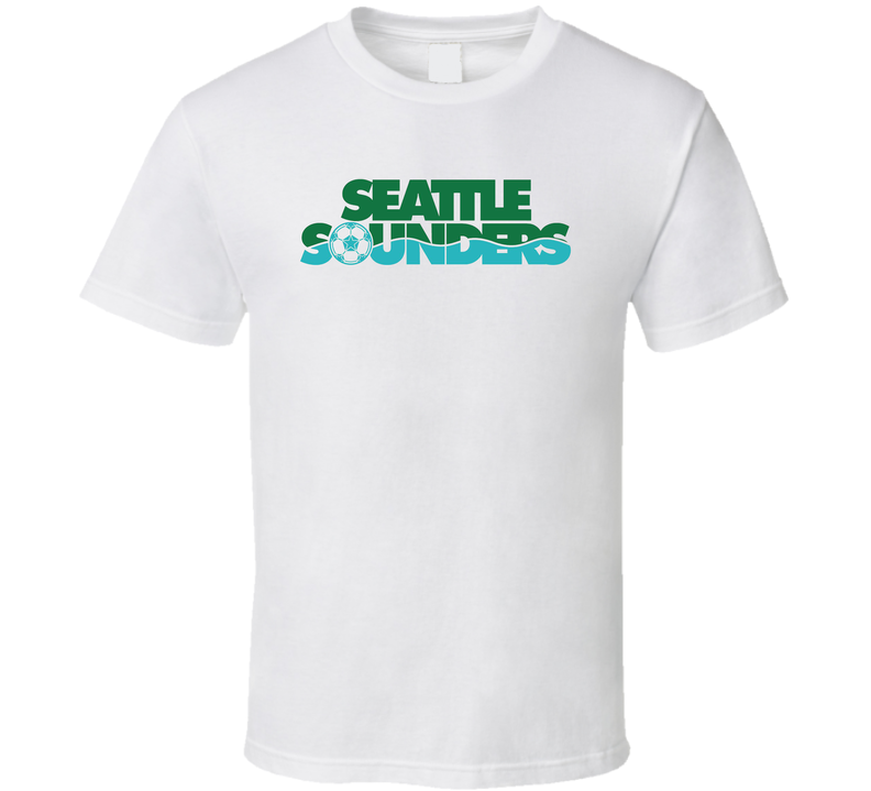 Seattle Sounders North American Soccer League Nasl Retro Team Logo White Unisex T Shirt Seattle Sounders North American Soccer League Nasl Retro Team Logo White Unisex T Shirt