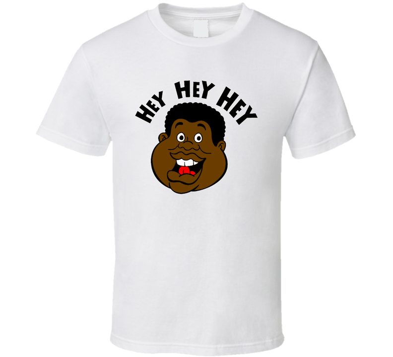 Fat Albert Hey Hey Hey Vintage Cartoon White Unisex T Shirt