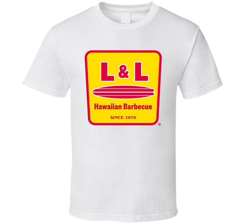 L&l Hawaiian Barbecue Favourite Food White Unisex T Shirt