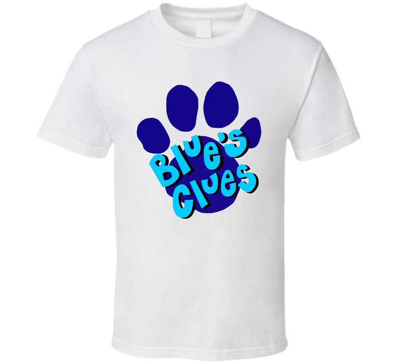 Blue's Clues 90s Tv Show Cartoon White Unisex T Shirt