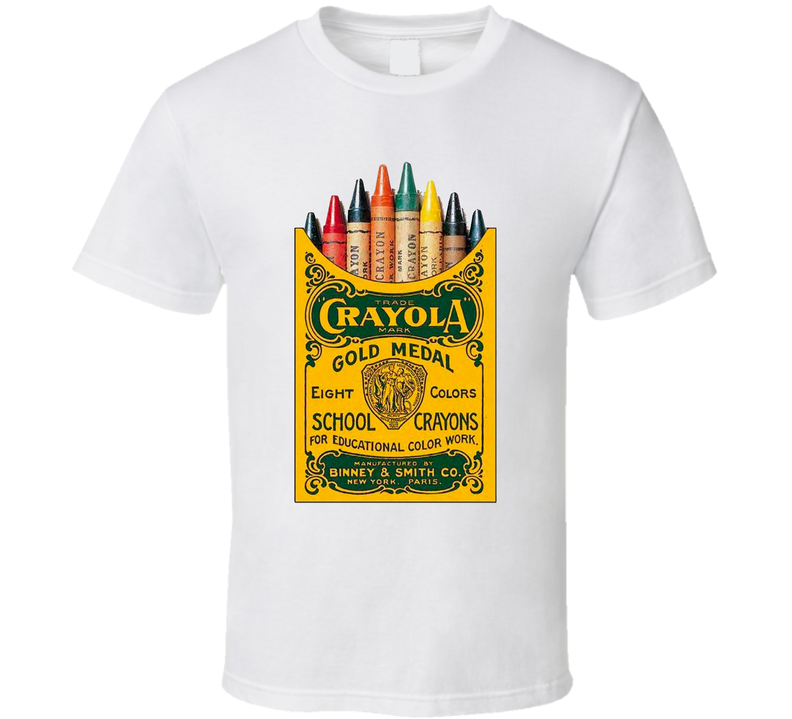 Original Crayola Crayons White Unisex T Shirt Original Crayola Crayons White Unisex T Shirt