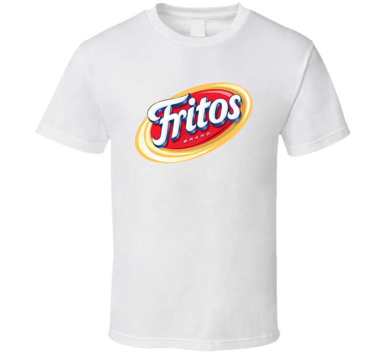 Fritos Popular Snack Food Chips Tortillas Logo White Unisex T Shirt