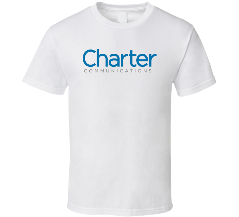 Charter Communications Nasdaq Company Logo Employee Fan White Unisex T Shirt