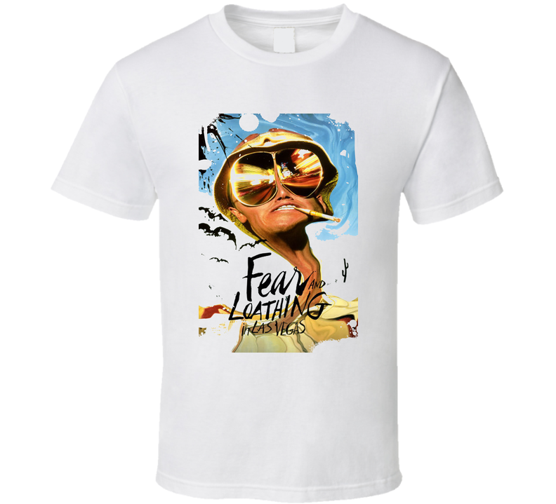 Fear And Loathing In Las Vegas White Unisex T Shirt Fear And Loathing In Las Vegas White Unisex T Shirt