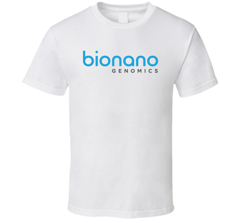 Bionano Genomics Nasdaq Company Logo Employee Fan White Unisex T Shirt