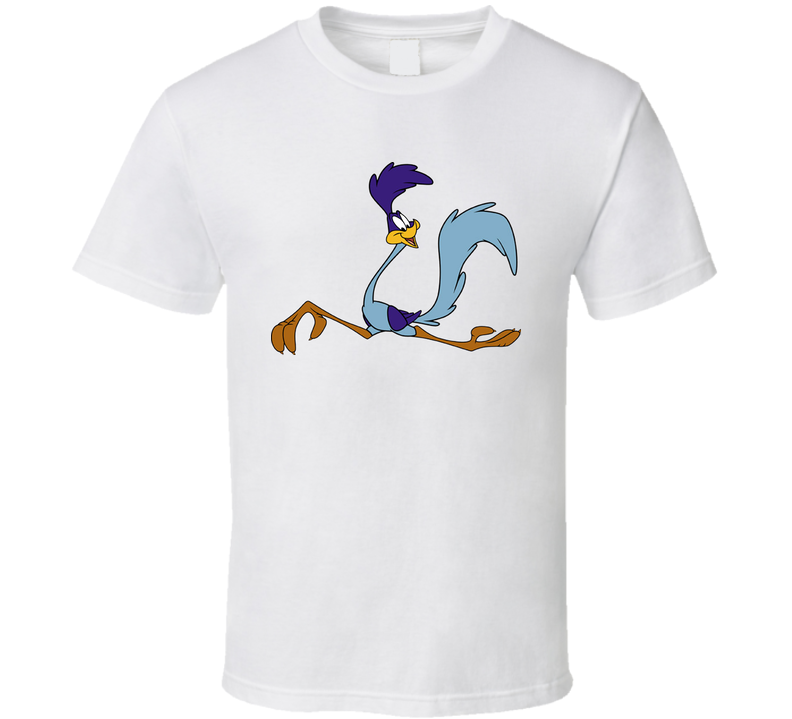 Road Runner Cartoon White Unisex T Shirt Road Runner Cartoon White Unisex T Shirt