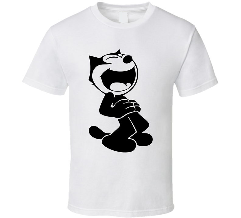 Felix The Cat Vintage Cartoon White Unisex T Shirt Felix The Cat Vintage Cartoon White Unisex T Shirt