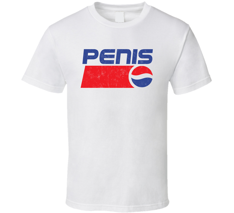 Penis Pepsi Logo Parody Funny Soda White Unisex T Shirt Penis Pepsi Logo Parody Funny Soda White Unisex T Shirt