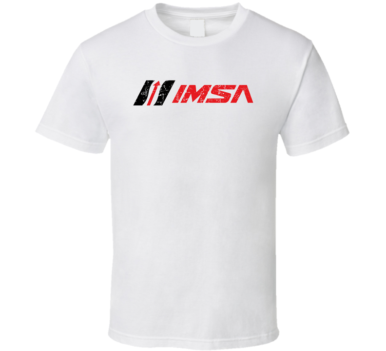 Imsa Automobile Car Truck Motorcycle Auto Parts Cool Distressed Style Brand Logo Emblem White Unisex T Shirt