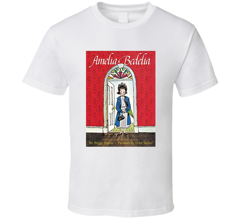 Amelia Bedelia Classic Children's Storybook Cover White Unisex T Shirt Amelia Bedelia Classic Children's Storybook Cover White Unisex T Shirt