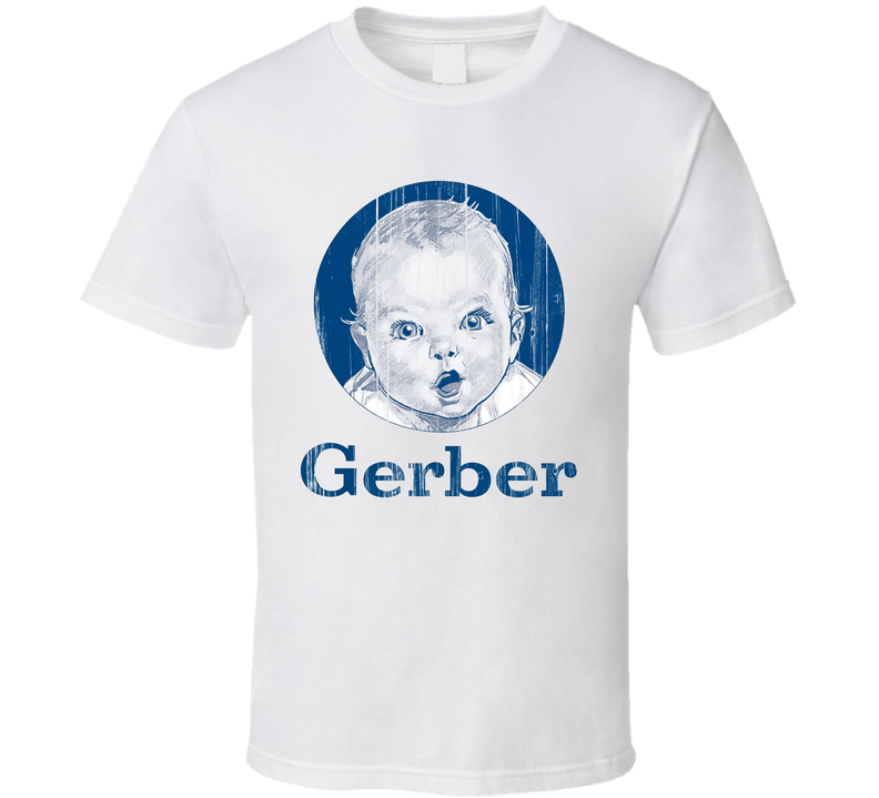 Gerber Logo Popular Baby Brand Food Products Company Fan Gift White Unisex T Shirt