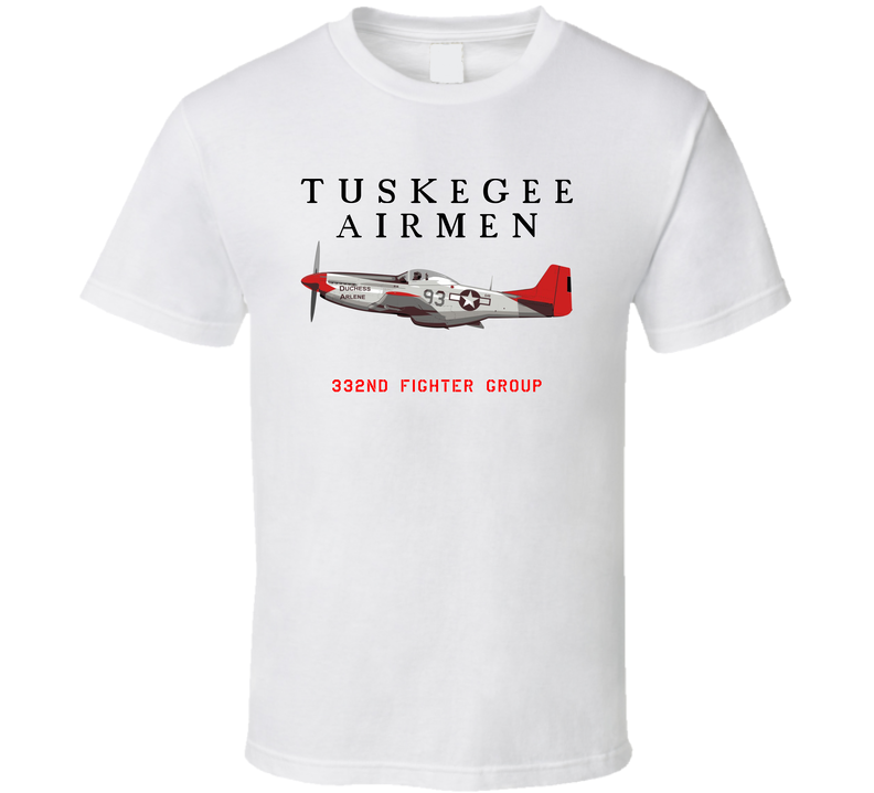 Red Tails Tuskegee Airmen 332nd Fighter Group Logo World War Movie White Unisex T Shirt