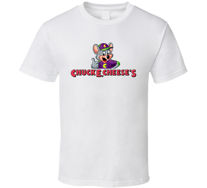 Chuck E Cheese Restaurant Playground Mascot White Unisex T Shirt
