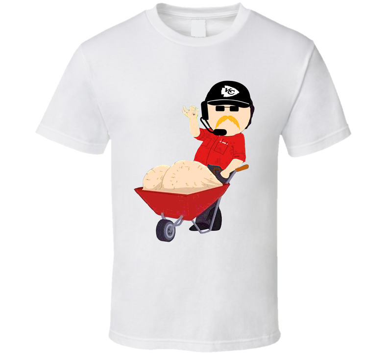 Andy Reid Big Balls Kansas City Football South Park Mashup White Unisex T Shirt Andy Reid Big Balls Kansas City Football South Park Mashup White Unisex T Shirt