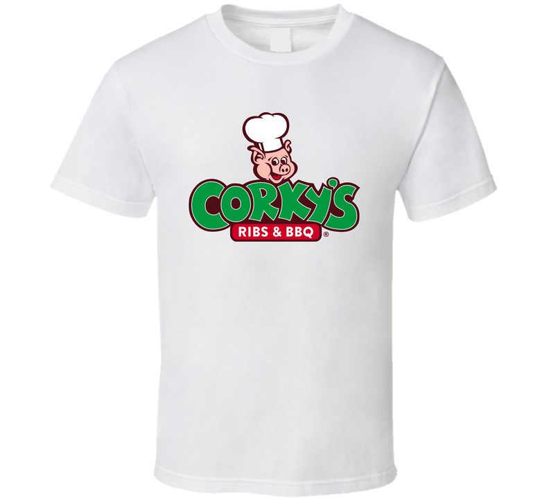Corky's Ribs And Bbq Best Southern Restaurants Fan White Unisex T Shirt