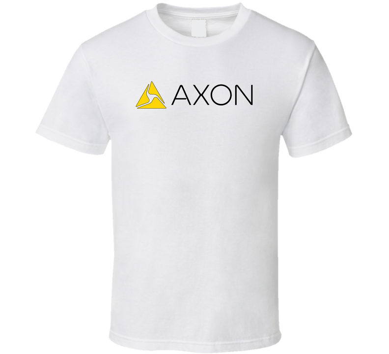 Axon Enterprise Nasdaq Company Logo Employee Fan White Unisex T Shirt