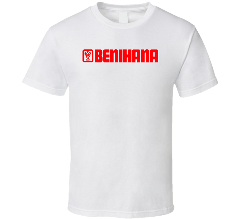 Benihana American Favourite Food White Unisex T Shirt