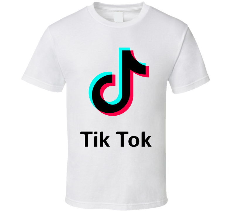 Tik Tok App Social Media Logo Halloween White Unisex T Shirt Tik Tok App Social Media Logo Halloween White Unisex T Shirt
