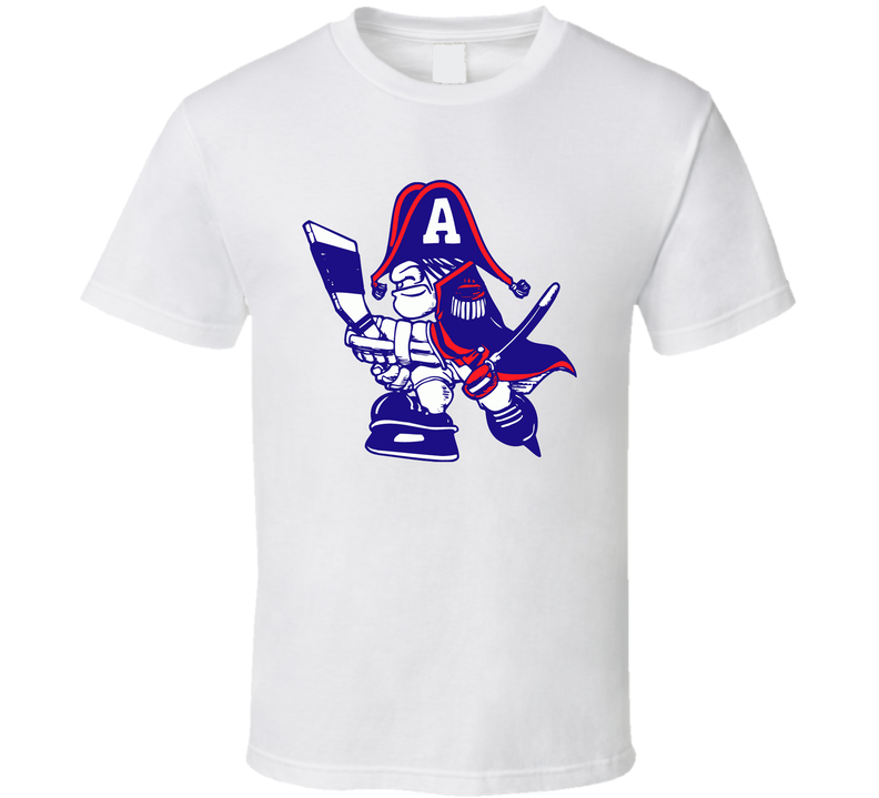 Milwaukee Admirals International Hockey League Ihl Retro Sports Team Logo White Unisex T Shirt