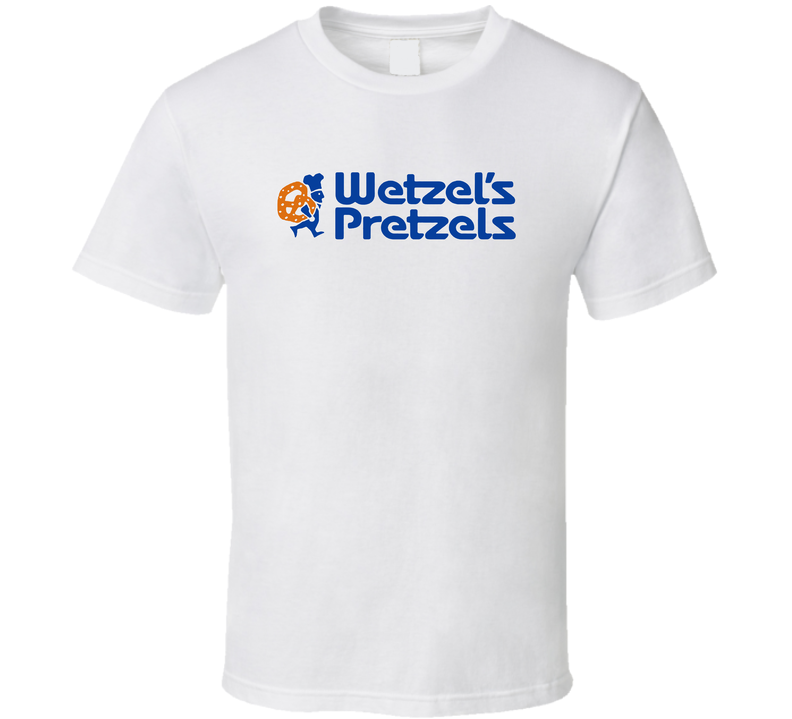 Wetzel's Pretzels Popular Bakery Pretzel Shop White Unisex T Shirt