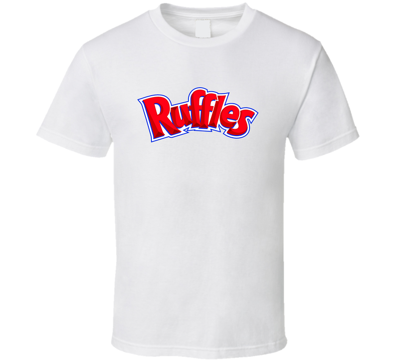 Ruffles Most Popular Potato Chip Brand Snack Food Lovers White Unisex T Shirt