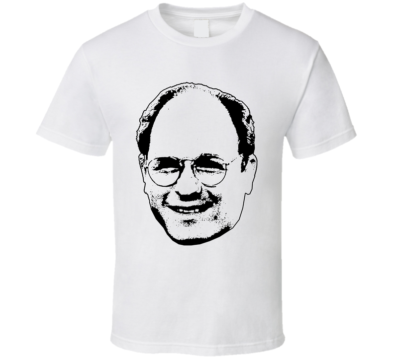 George Costanza Jason Alexander Seinfeld 80s Tv Show Character Fan White Unisex T Shirt George Costanza Jason Alexander Seinfeld 80s Tv Show Character Fan White Unisex T Shirt