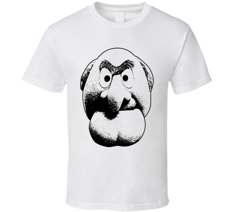 Statler The Muppets 80s Tv Show Character Fan White Unisex T Shirt Statler The Muppets 80s Tv Show Character Fan White Unisex T Shirt
