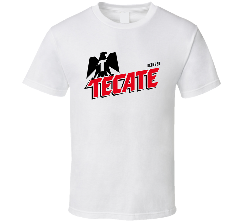 Tecate Cerveza Mexican Golden Lager Beer Lovers White Unisex T Shirt