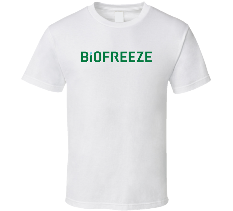 Biofreeze Best Over The Counter Medication Logo White Unisex T Shirt