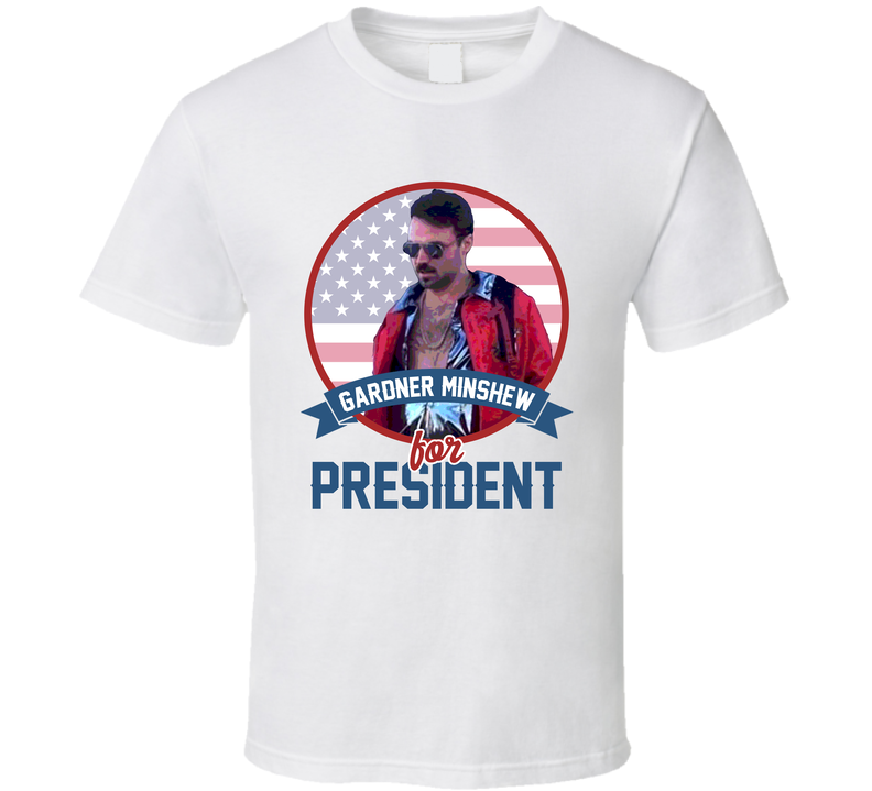 Gardner Minshew For President  Football White Unisex T Shirt Gardner Minshew For President  Football White Unisex T Shirt