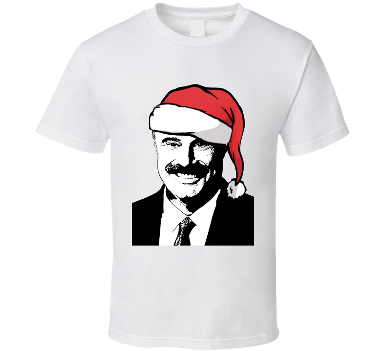 Dr Phil Santa  Christmas White Unisex T Shirt